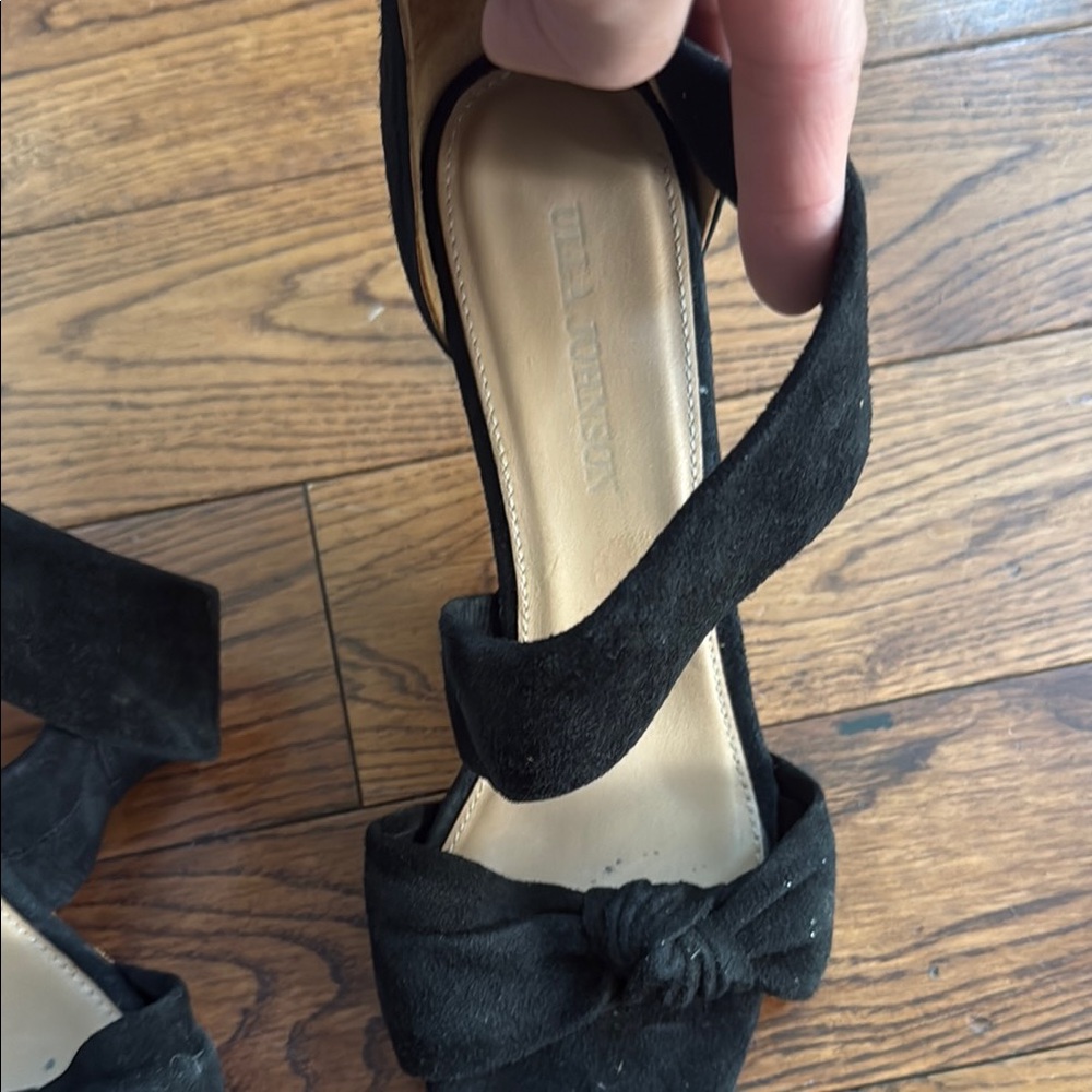 Ulla Johnson Black suede sandals 38